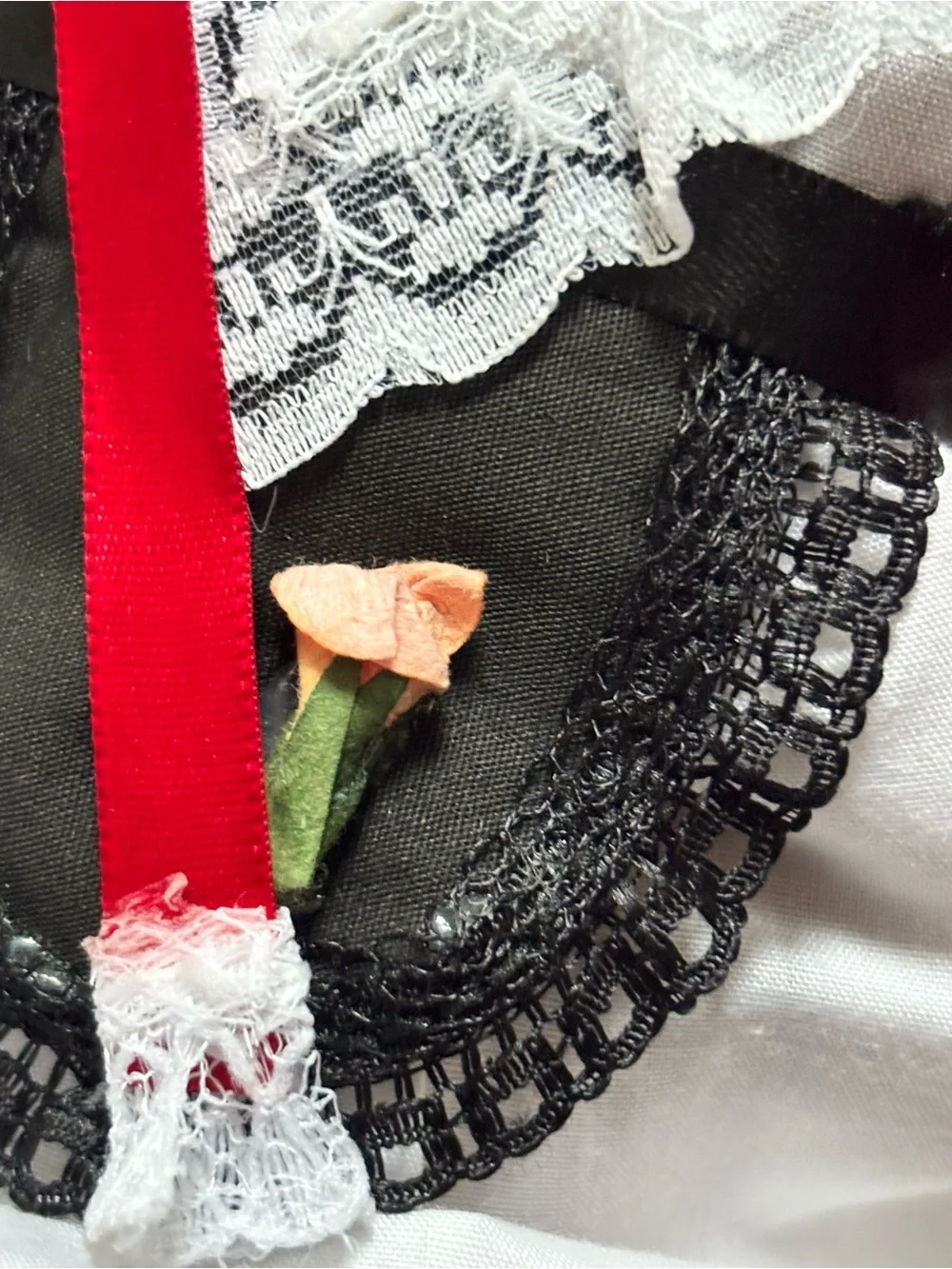 Mexican Veracruz Jarocha Handmade Cloth Doll Traditional Folk Costume 9”